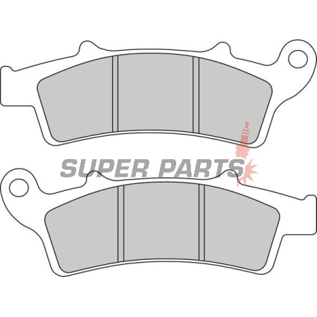Τακάκια φρένων -FERODO- FDB2105EF, Aprilia Atlantic/Scarabeo/Sportcity (125-500, 2003-2015); Kymco People 125i GT; Malaguti Madison 250/400; Peugeot Elyseo 125; Piaggio Beverly 350