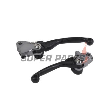 Σετ μανετών -POLISPORT- μαύρο, non-breakable, SUZUKI RM-Z 250/450 2005-2024