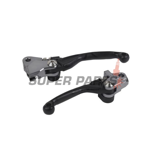 Σετ μανετών -POLISPORT- μαύρο, non-breakable, KTM SX 85 2013-2024