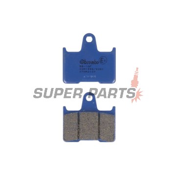 Τακάκια φρένων -BREMBO- 07KA2107, Kawasaki ZX-7RR 750N (Ninja) 1996-1999, Kawasaki ZZR 1400A 2006-2007, Suzuki GSF 650S (Bandit) 2005-2006, Suzuki GSX 1400 2002-2007, Suzuki GSX-R 600,750,1000 2001-2006