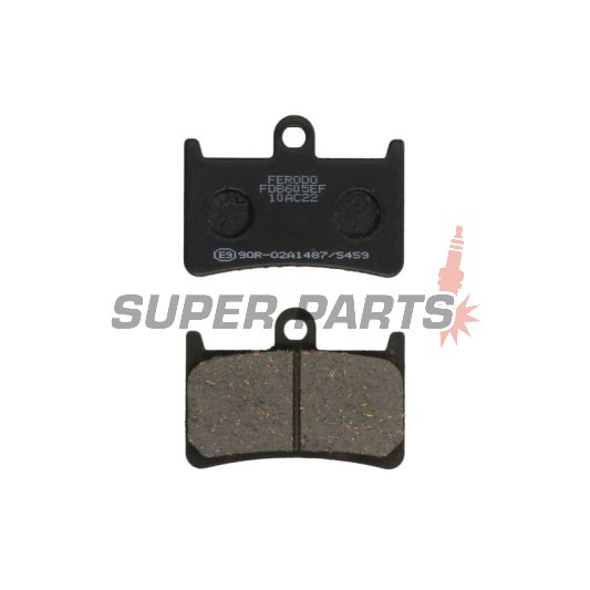 Τακάκια φρένων -FERODO- FDB605EF, Yamaha R1/R6, MT-07/09/10, FZ1/FZ6/FZ8 Fazer, FJR1300, TDM900, XJR1300, T-Max 530, Super Tenere 1200