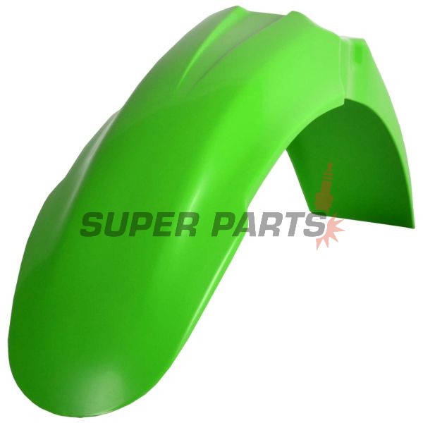 Μπροστινό φτερό Supermoto -POLISPORT- πράσινο, KAWASAKI KX 125/250 2003-2008