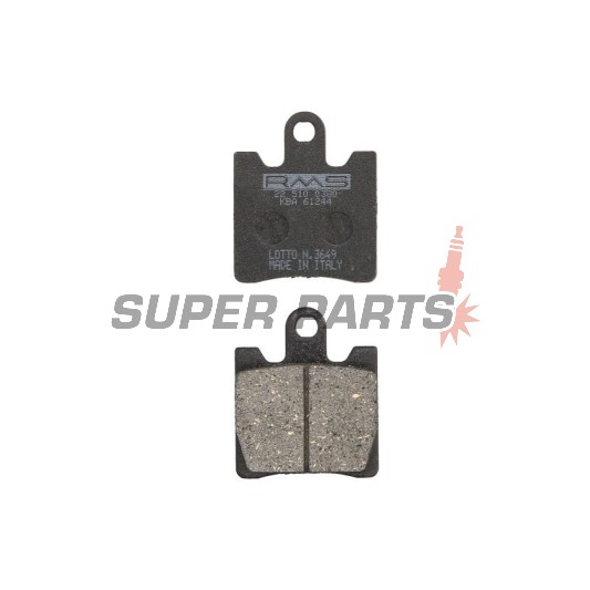 Τακάκια φρένων -RMS- 22 510 0380, Suzuki AN 250 1998-2006, Suzuki AN 400 1999-2002, Yamaha FJR 1300 2003-2016