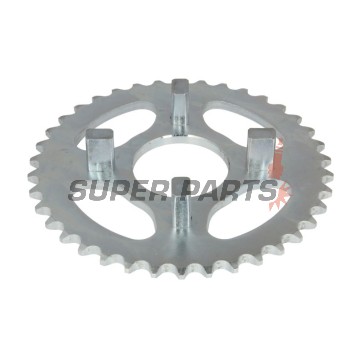 Πίσω γρανάζι -JT- JTR256,38, 38 δόντια, ατσάλινο, Honda ATC 70 1976-1985, C 50 1970-1975, CB 50 1975-1982, CF 50 1979-1996, CT 70 1991-1994, ST 50 1988-1991, ST 70 1990-1996, XR 80 1979-1983