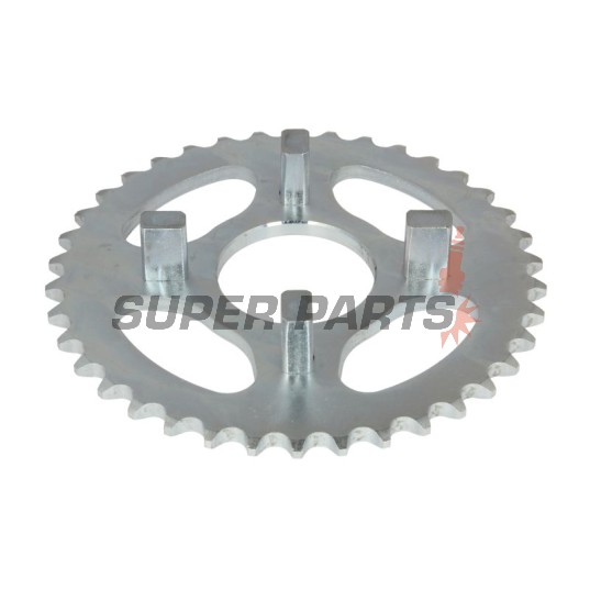 Πίσω γρανάζι -JT- JTR256,38, 38 δόντια, ατσάλινο, Honda ATC 70 1976-1985, C 50 1970-1975, CB 50 1975-1982, CF 50 1979-1996, CT 70 1991-1994, ST 50 1988-1991, ST 70 1990-1996, XR 80 1979-1983