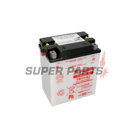 Μπαταρία -YUASA- YB14-A2, 15Ah 12V