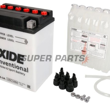 Μπαταρία -EXIDE- 12N14-3A, 14Ah 12V