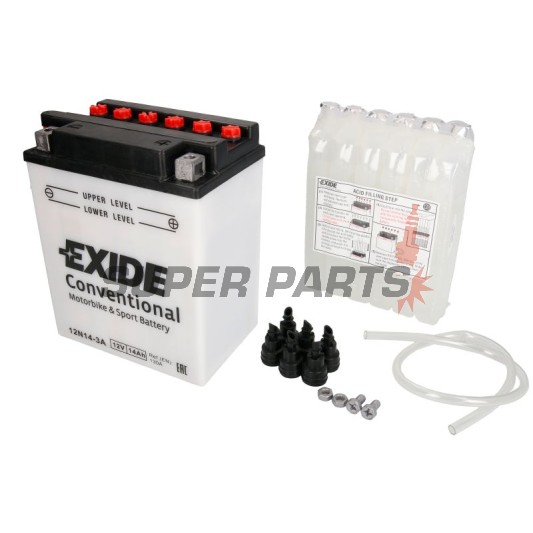 Μπαταρία -EXIDE- 12N14-3A, 14Ah 12V