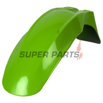 Μπροστινό φτερό Supermoto -POLISPORT- πράσινο, KAWASAKI KLX 110 2002-2009