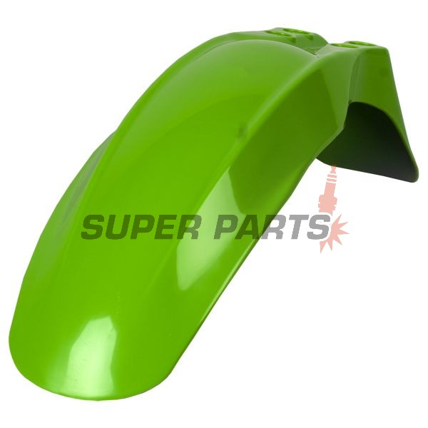 Μπροστινό φτερό Supermoto -POLISPORT- πράσινο, KAWASAKI KLX 110 2002-2009