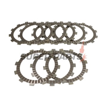 Σετ δίσκων συμπλέκτη -TRW- MCC442-9, Yamaha FZR750R & YZF750R/SP (1989-1998), TDM850/900/900A ABS (1996-2014), TRX850 (1996-1999), YZF-R6 600 (2006-2020)