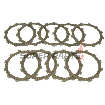 Σετ δίσκων συμπλέκτη -TRW- MCC525-9, Husqvarna CR250, WR250/360 (1999); TM Racing Cross 300 (1996-2005), EN 250/250F/300/400F (1996-2011), MX 250/250F (1996-2007), SMR 250/300 2T (2005-2007), SMX 250F (2002-2006)