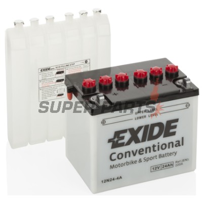 Μπαταρία -EXIDE- 12N24-4A, 24Ah 12V