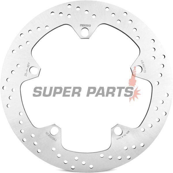 Δίσκος φρένου -FERODO- FMD0083R, 320mm, BMW F 800/900, K 1200/1300/1600, R 1200/1250, R nineT, S 1000R/XR, HP2 Megamoto, Husqvarna Nuda 900 1996-2026