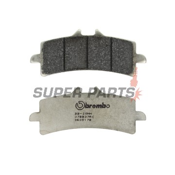 Τακάκια φρένων -BREMBO- 07BB37RC, Aprilia RSV4, Ducati Panigale/Diavel/1198, BMW S1000RR/HP4, KTM Super Duke 1290