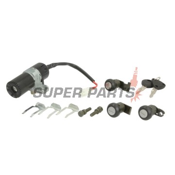 Σετ κλειδαριών -RMS- RMS 24 605 0380, Honda FES 125/150 1998-2002, Honda FES 250 1998-2005, Honda NES 125/150 2000-2006