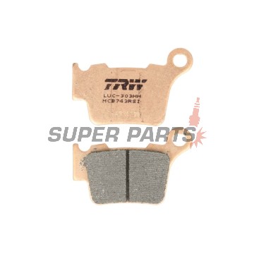 Τακάκια φρένων -TRW- MCB743RSI, BMW G450X, Husaberg FE/TE, Husqvarna CR/FC/FE/FS/SM/SMR/TC/TE/WR, KTM EXC/EXC-F/SX/SX-F/XC/XC-F/XC-W 125-560 (1998-2020)