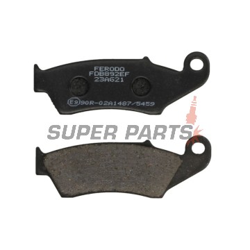 Τακάκια φρένων -FERODO- FDB892EF, Honda CR/CRF/XR/Africa Twin/Transalp, Suzuki DR-Z/RM-Z/DR, Yamaha WR/YZ, Gas Gas EC/MC, Beta RR/Xtrainer, Kawasaki KX/Versys, Aprilia RXV 1993-2019