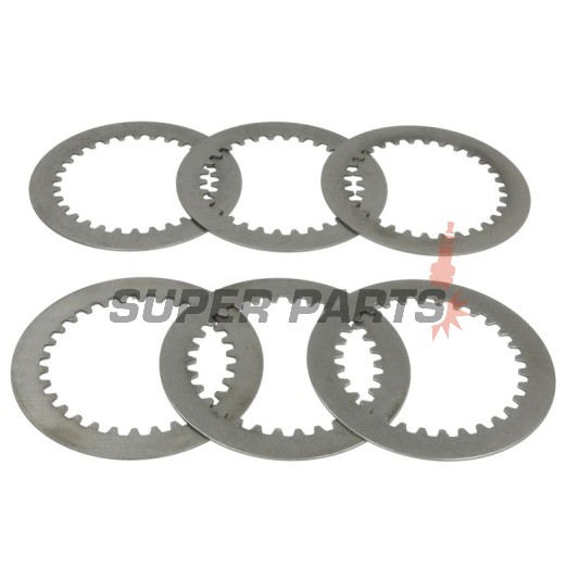 Σετ ατσάλινων δίσκων συμπλέκτη -TRW- MES386-6, Kawasaki KLX300R (1997-2003), KLX250S (2009-2017), SL250 Ninja/Ninja ABS (2015-2017)