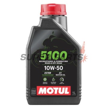 Λάδι κινητήρα -MOTUL- 5100, 10W50, ημισυνθετικό + εστέρας, 1L