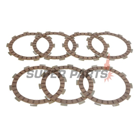 Σετ δίσκων συμπλέκτη -FERODO- FCD0246, Rieju Apache 125 (2002-2003), Yamaha DT125R/RE/MX Everts (1991-2006), TDR125 (1993-2002), YFS200 Blaster (1988-2007), YZ80/YZ85 (1995-2020)
