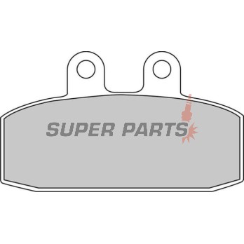 Τακάκια φρένων -FERODO- FDB438EF, Aprilia Atlantic/Scarabeo/Sportcity 125-500, Leonardo 250-300, Tuareg 125-600, Cagiva Blues/Mito/Roadster 50-200, Gilera Dakota/ER/XRT 125-600, Honda NSR/CRM/XL 125, Malaguti Spider Max 500, Peugeot Speedake 50, Sachs Roa