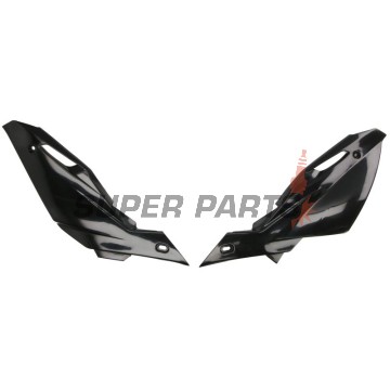 Πίσω πλαϊνά πλαστικά -POLISPORT- μαύρα, HUSQVARNA TC, TE 250-510 2008-2011