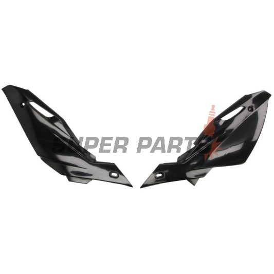 Πίσω πλαϊνά πλαστικά -POLISPORT- μαύρα, HUSQVARNA TC, TE 250-510 2008-2011