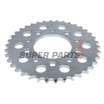 Πίσω γρανάζι -JT- JTR1332,38, 38 δόντια, ατσάλινο, Honda CB 400 1991-2005, 2012, CB 500 1994-2003, CB 750 1991-2003, CB-1 400 1989-1991, CMX 450 1986-1987, GB 400 2011-2012, GB 500 1989-1990, NTV 650 1988-1991, NV 400 1995-1997
