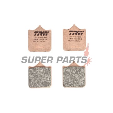 Τακάκια φρένων -TRW- MCB721SV, Aprilia RSV1000/Tuono 1000 (1998-2011); Benelli Tornado Tre 900 (2002-2005); Ducati 748/749/996/998/999/Monster S4RS (2001-2008); Husqvarna SM/SMR/SMS/STR 450-630 (2004-2012); KTM Duke/LC8/SM/SMC/Super Duke/Supermoto 690-990