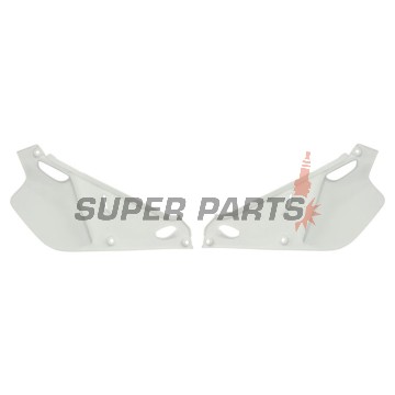 Πίσω πλαϊνά πλαστικά -POLISPORT- λευκά, YAMAHA YZ 80 1993-2001
