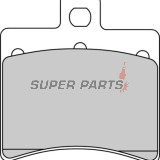 Τακάκια φρένων -FERODO- FDB2090EF, Aprilia Atlantic 125-500, Leonardo 250-300, RS 125, SR 50, Scarabeo 50-500, Sportcity 125-300, Benelli Velvet 125-250, Beta Eikon 50-150, Malaguti F18 125, Madison 125-500, Password 250, Phantom Max 125-200, Spider Max 5