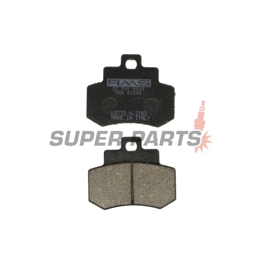 Τακάκια φρένων -RMS- 22 510 0510, Kymco Grand Dink 250 1999, 2001-2005
