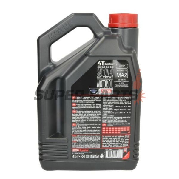 Λάδι κινητήρα -MOTUL- 5000, 10W40, ημισυνθετικό, 4L