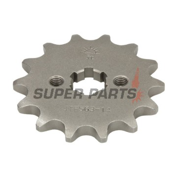 Μπροστινό γρανάζι -JT- JTF563,14, 14 δόντια, Kawasaki KDX 50 2003-2006, Suzuki ALT (Three Wheelers) 50 1983-1984, GT 50 1977-1980, JR 50 1978-1983, 1985-2007, LT 50 1989-2001, LT-A 50 2001, TS 50 1979-1983, ZR 50 1979-1981, 1984-1988