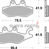 Τακάκια φρένων -BREMBO- 07060, Piaggio/Vespa Beverly, MP3, X-Evo, X7, X8, X9, X10 (2004-2014)