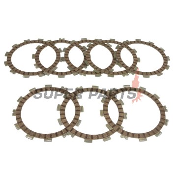 Σετ δίσκων συμπλέκτη -TRW- MCC312-8, Suzuki GSF 600/600S Bandit (1994-2004), GSX 600F (1988-1991), GSX-R 750 (1985-1987), RM 500 (1985)