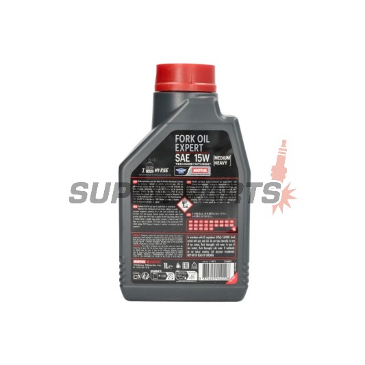 Λάδι αμορτισέρ -MOTUL- FORKOIL, 15W, για μπροστινά πιρούνια/πιρούνια, 1L