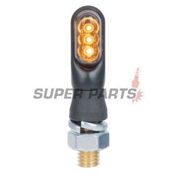Σετ φλας -OXFORD- ATOM Mini, 3 LED, μαύρα