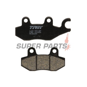 Τακάκια φρένων -TRW- MCB689, Kawasaki KLF/KVF/KX/KLX, Kymco Agility/Grand Dink/Stryker, Suzuki Burgman, Peugeot Satelis, Honda Rebel/NSR, Husqvarna TE 610, Yamaha YZ (1989-2017)