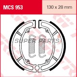 Σιαγόνες φρένων -TRW- MCS953, 130x28mm, Aprilia Scarabeo 100 (2000), MBK Ovetto/Nitro 100 (2000-2003), Peugeot Tweet 125/150 (2010), Sachs Roadster 125 (2000-2003), Yamaha BW’s/Ovetto/Aerox 100 (1999-2003), DT 80 (1981-1997), RD 125 (1982-1984), SR/XV