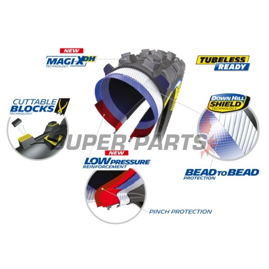 Ελαστικό ποδηλάτου -MICHELIN- 29X2.40, DH MUD