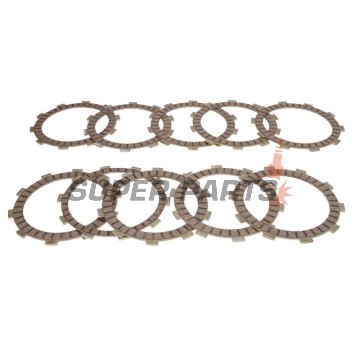 Σετ δίσκων συμπλέκτη -4 RIDE- TCS3417, Suzuki GSF 1200 Bandit/Bandit S (1996-2000), GSR 750/750A/750ZA (2011-2016), GSX 1200 Inazuma (1999-2001), GSX-R 750 (1996-2005), GSX-S 750 (2017-2020), RF 900R (1994-1997), TL1000S (1997-1998)