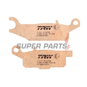 Τακάκια φρένων -TRW- MCB802SI, Yamaha YFM Raptor 250/250R, Grizzly 550/700 4x4 EPS, Grizzly FI Auto, Grizzly EPS LE/SE