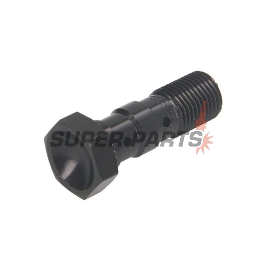 Βίδα banjo -TRW- διπλό, M10x1.00 (Brembo), μαύρο