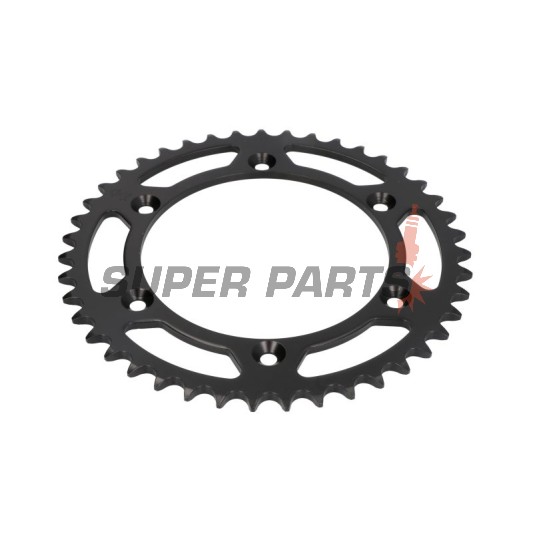 Πίσω γρανάζι -JT- JTR822,43, 43 δόντια, ατσάλινο, Betamotor RR 250/400/450 2005-2012, RR 520 2010-2014, RR 525 2005-2009, RR Enduro 250/450/525 2005-2008, RR Enduro 350 2012, Cagiva WMX 125/250 1989-1992, Gas Gas EC 125/300 2000-2012