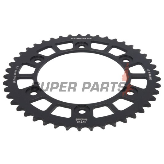 Πίσω γρανάζι -JT- JTA1308,45BLK, 45 δόντια, μαύρο, αλουμινίου, Honda CBR 600 2001-2007