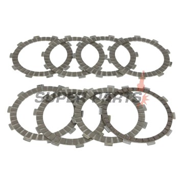 Σετ δίσκων συμπλέκτη -TRW- MCC110-8, Honda CB600/900 Hornet, Honda CBF600 N/S/ABS, Honda CBR600F/RR/650F/900RR Fireblade, Honda NSR400R, Honda VFR800 VTEC/Crossrunner, KTM Duke/RC/FE 390, Suzuki GSF650 Bandit, Suzuki GSR600, Suzuki GSX650F/FA