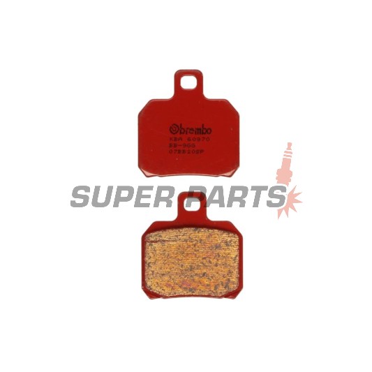 Τακάκια φρένων -BREMBO- 07BB20SP, Aprilia ETV/RS/RSV/SL/Tuono 50-1000; Benelli TnT/Tornado/TreK 899-1130; Ducati 748-1198, Monster/Multistrada 620-1100; Honda FES/ST 1100; KTM RC8/Super Duke 1190-1290; Piaggio/Vespa 125-500