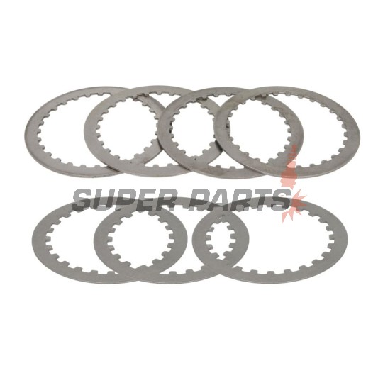 Σετ ατσάλινων δίσκων συμπλέκτη -TRW- MES358-7, Suzuki DR-Z 400/400S/400E/400SM + LT-Z400 Quadsport (2000-2008)
